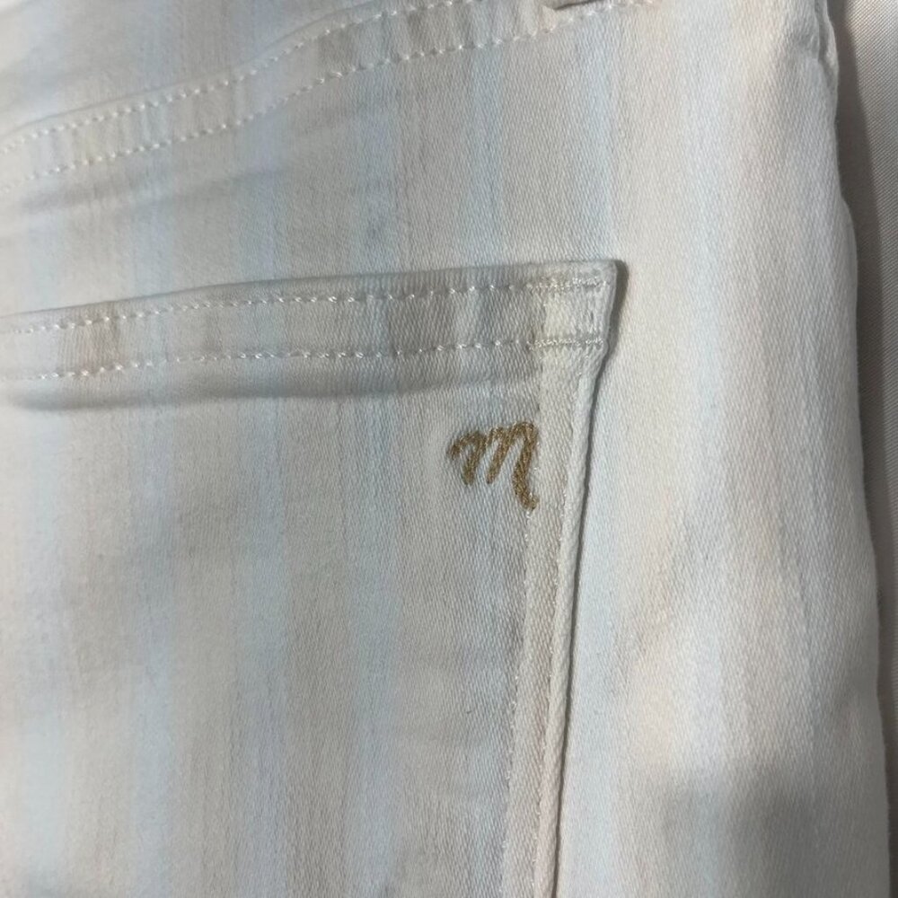 Madewell High Rise Button Fly Straight Jeans White Size 28 - Picture 7 of 16